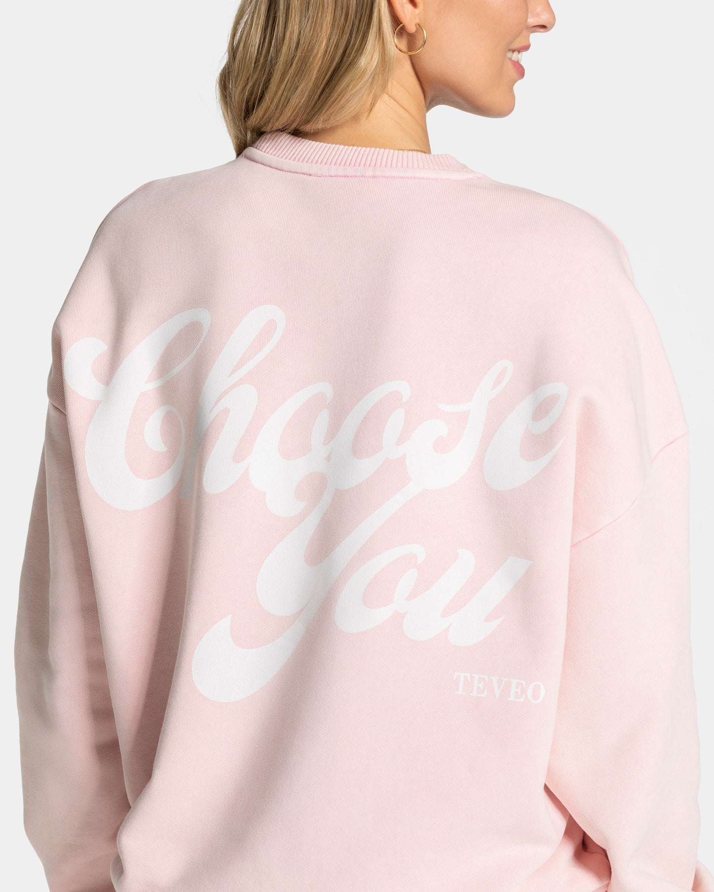 Sweat-shirt Acid Oversized « rose »