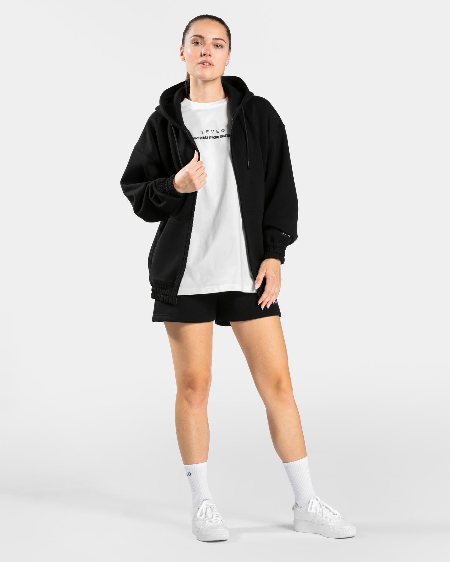 Veste zippée oversize Anniversary Women « noir »