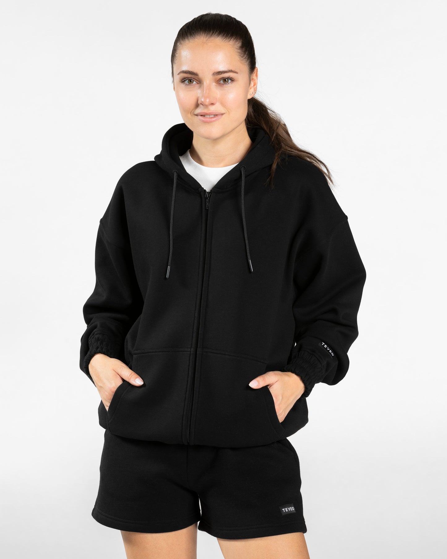 Veste zippée oversize Anniversary Women « noir »