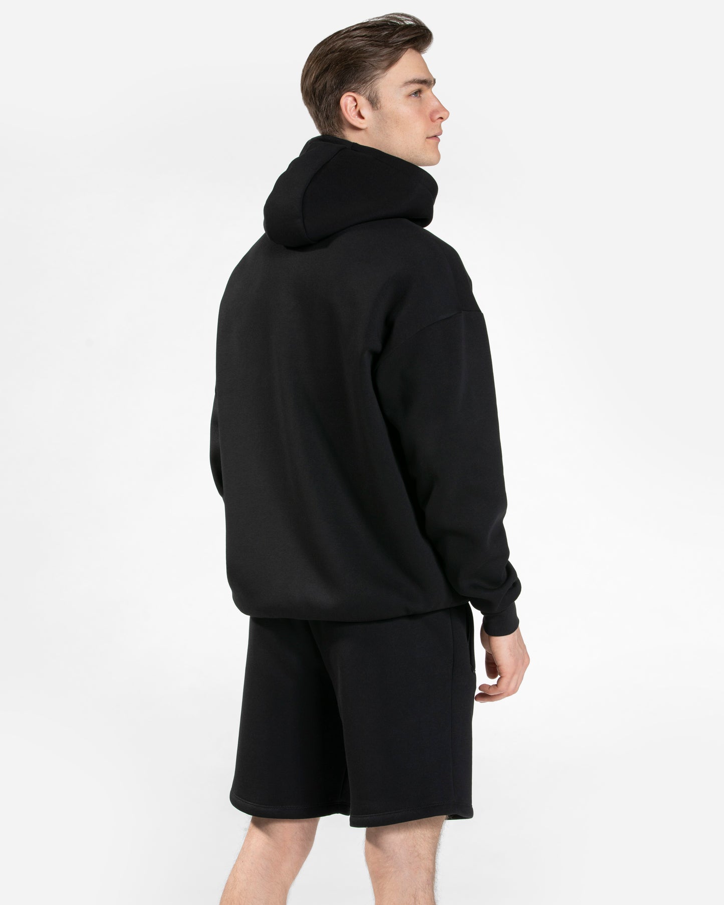 Sweat à capuche zippé oversize Arrival « noir »