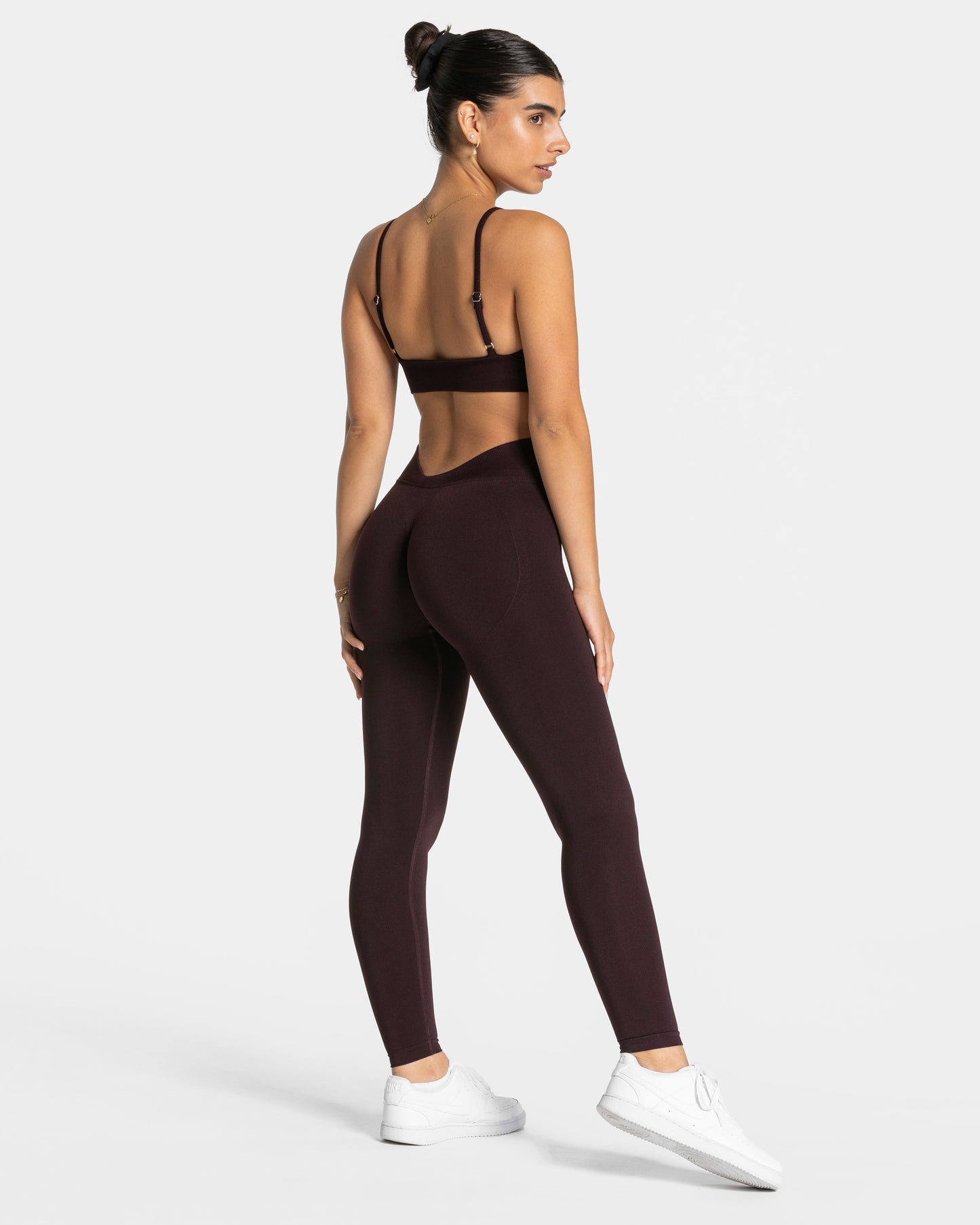 Legging dos en V Covert scrunch Essence « Merlot »