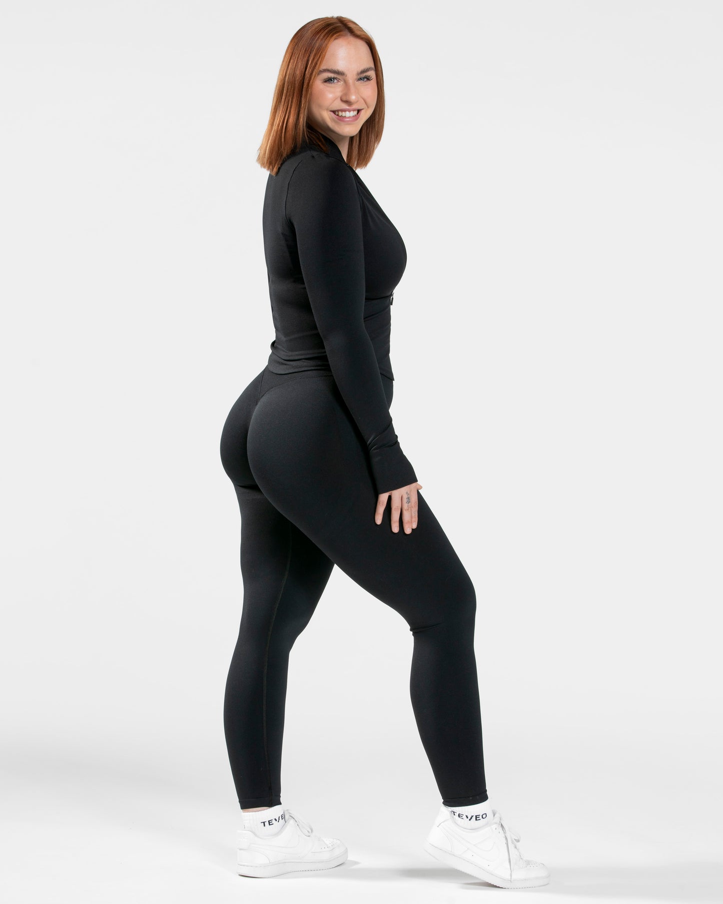 Veste zippée Femme Shaping « kaki »