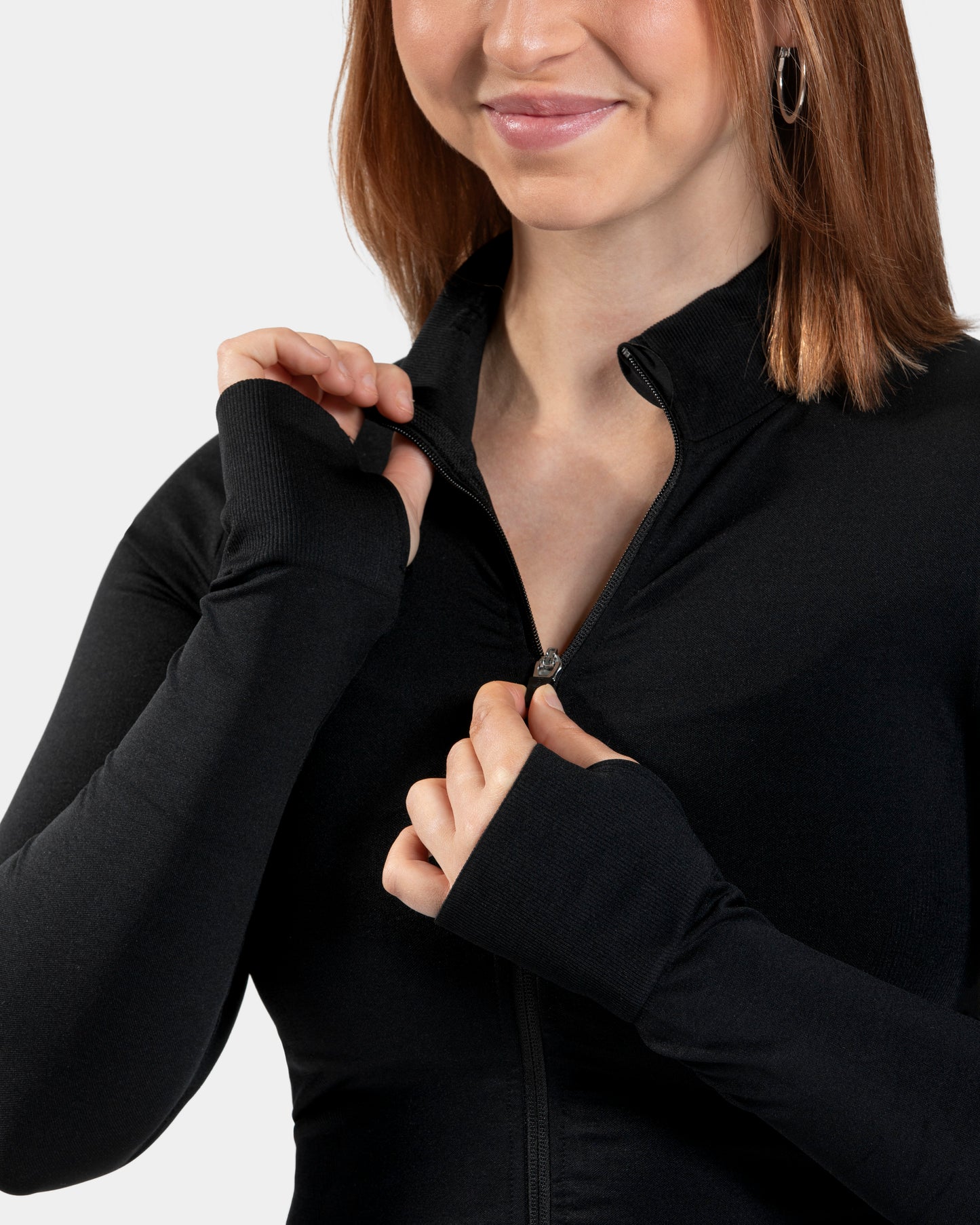 Veste zippée Femme Shaping « kaki »