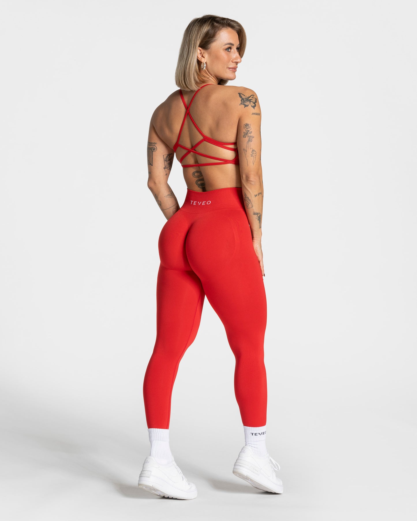 Pure Covert Scrunch Leggings "Rot"