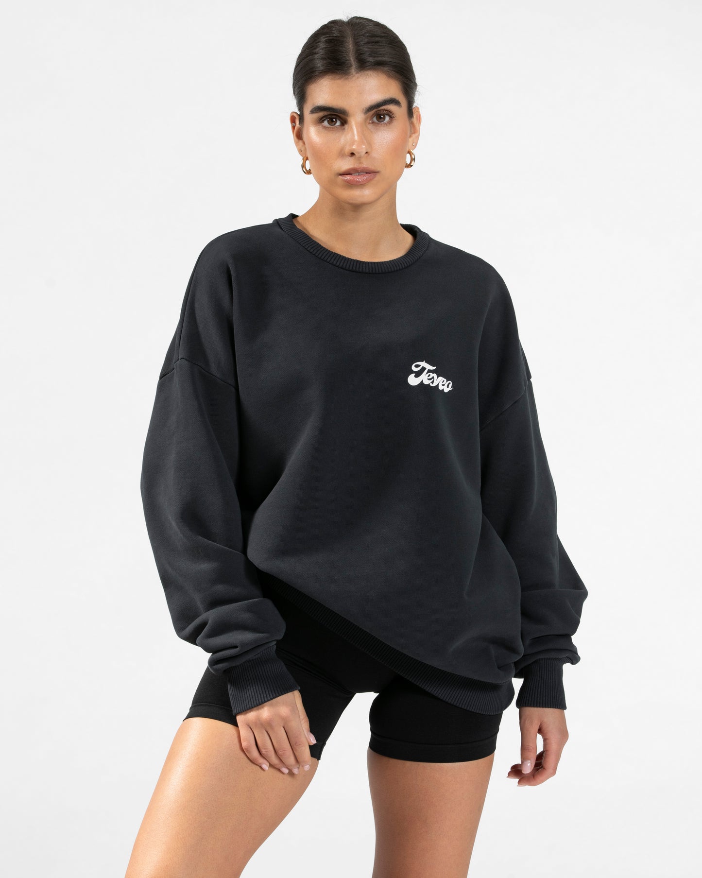 Sweat-shirt oversize Pure « noir »