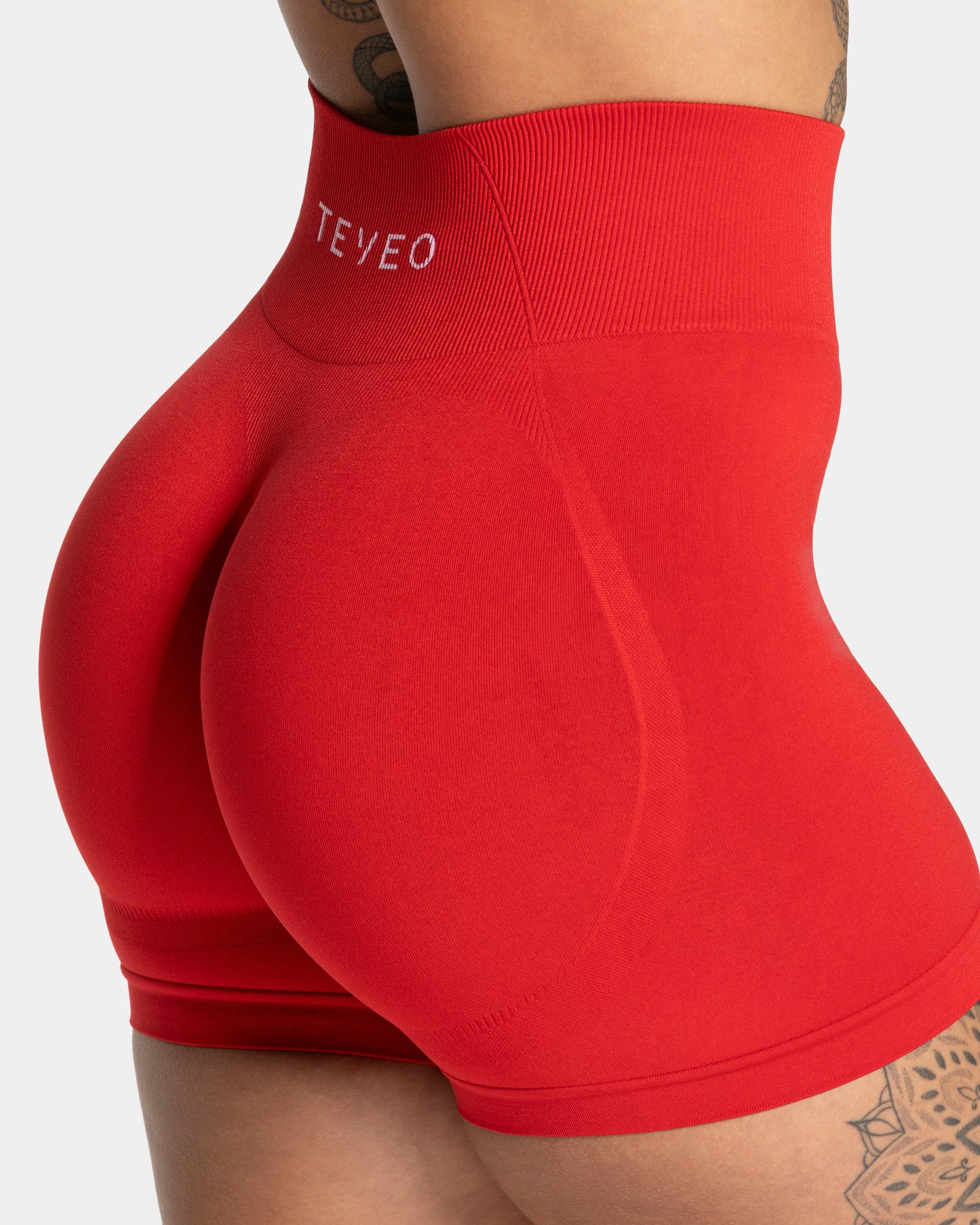 Short Pure Covert Scrunch « rouge »