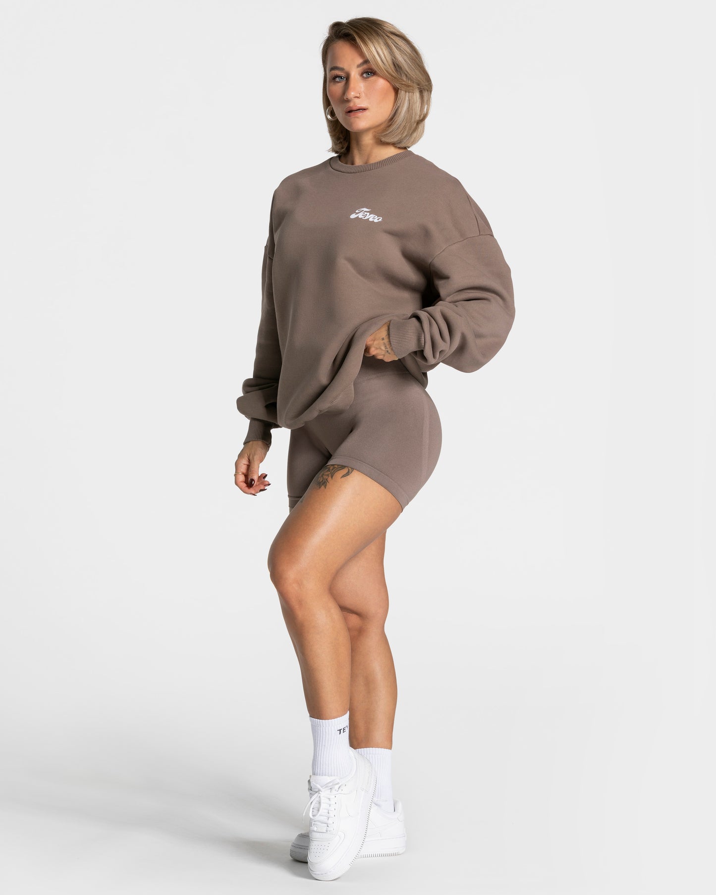 Sweat-shirt Pure Oversized « Moka »