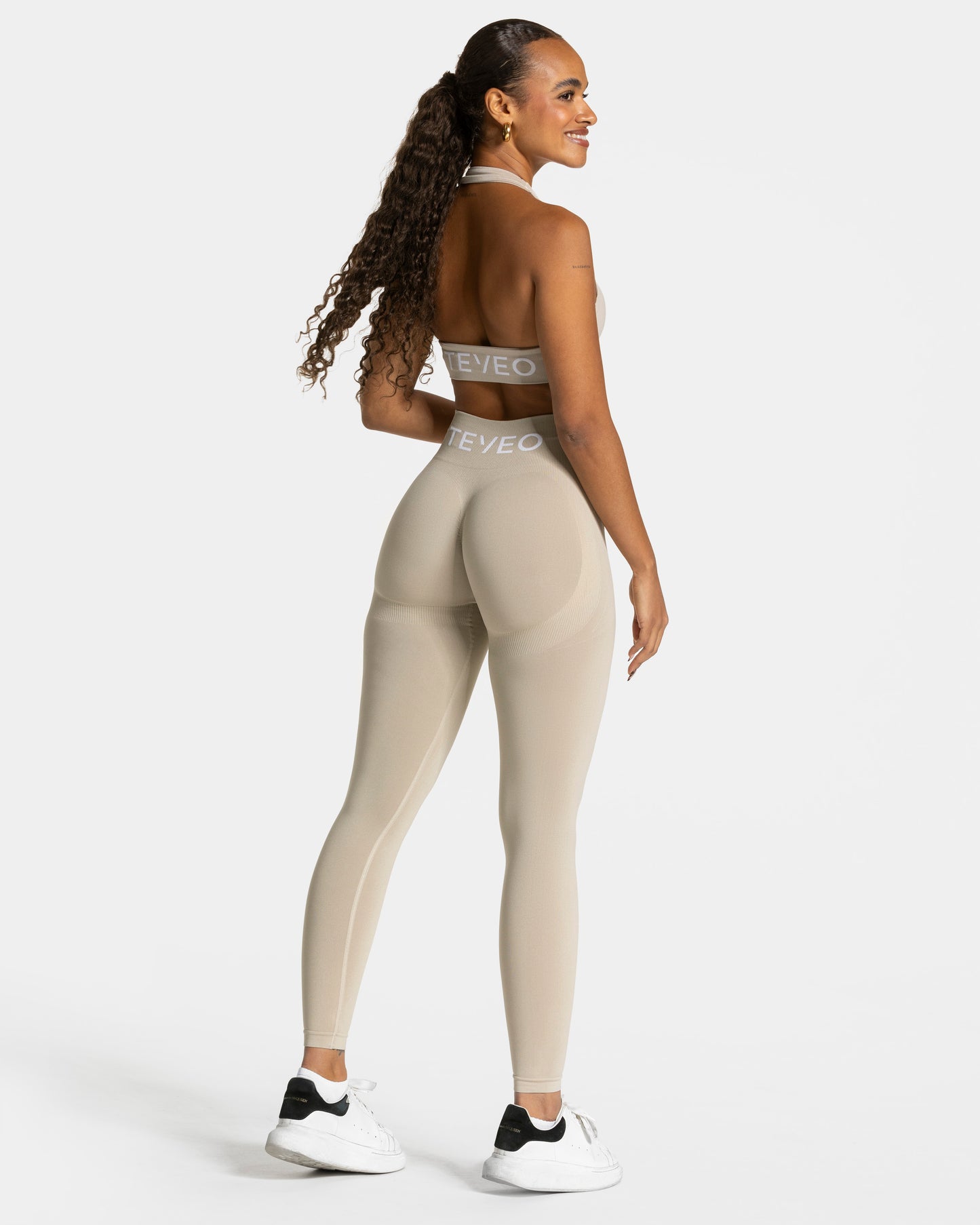 Legging Covert Scrunch Signature « Latte »