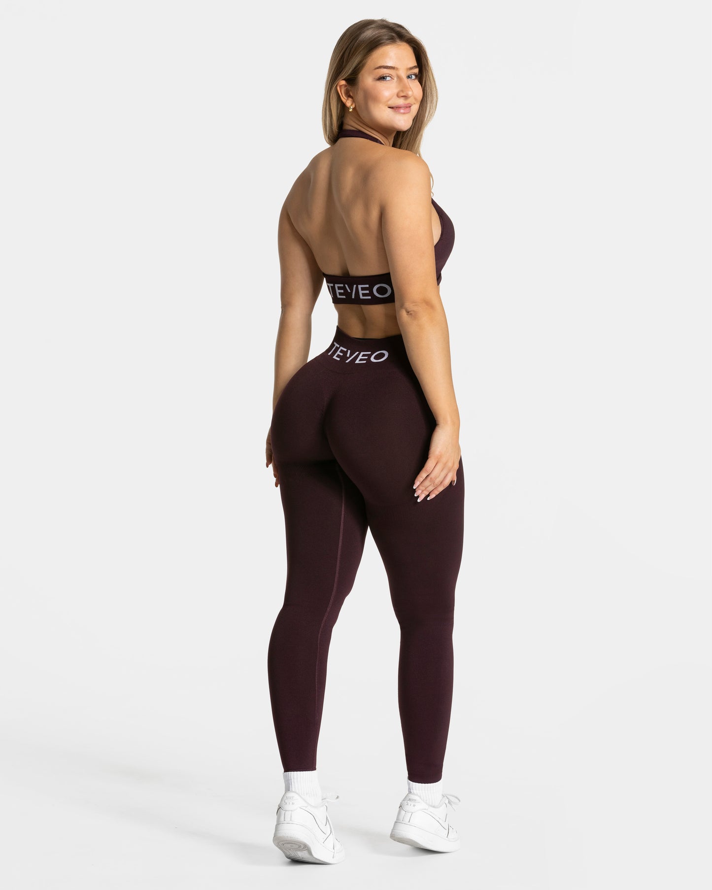 Legging Covert Scrunch Signature « Merlot »