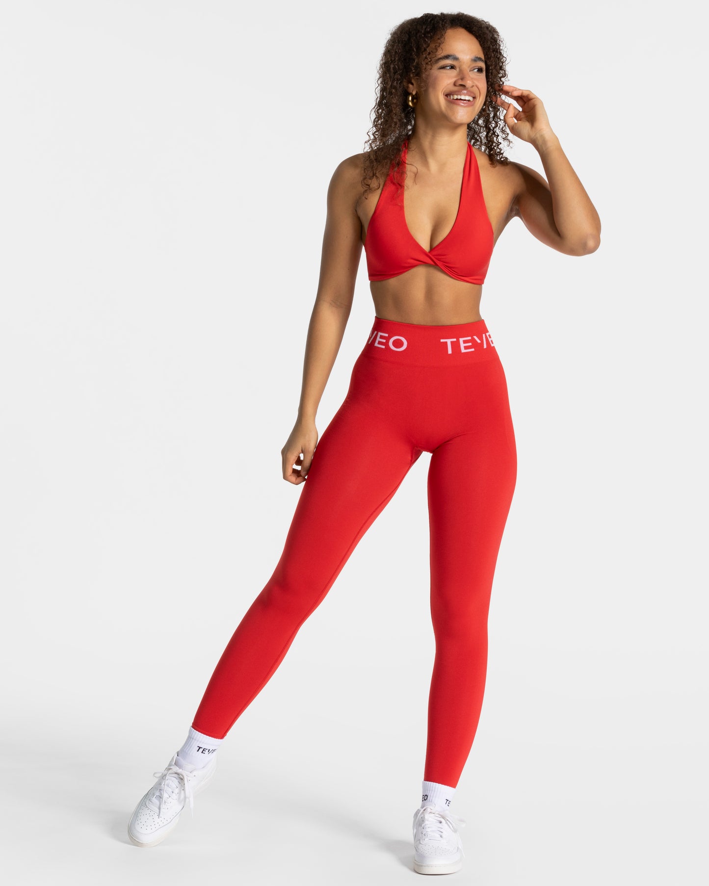 Legging Signature Scrunch « rouge »