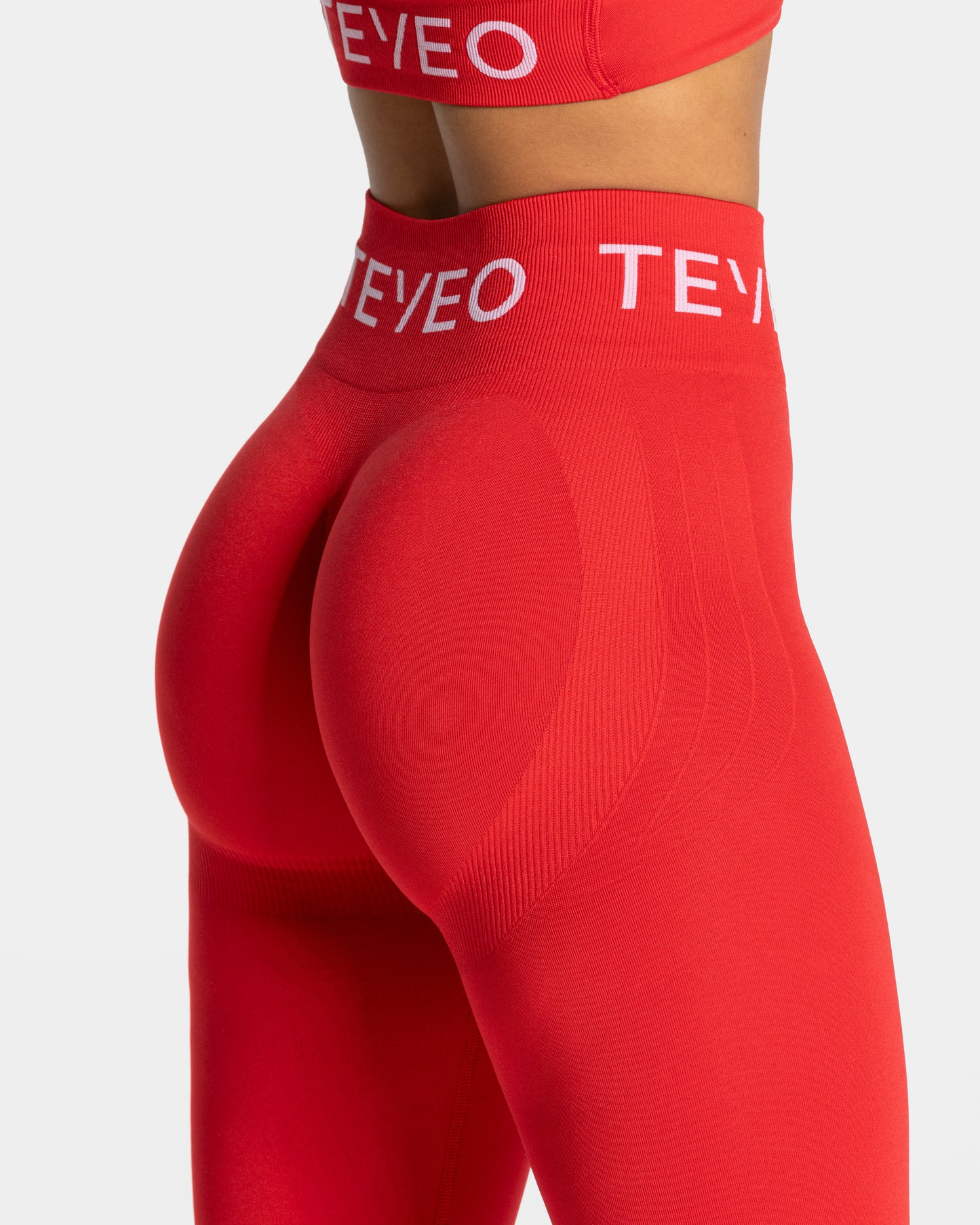 Legging Signature Scrunch « rouge »