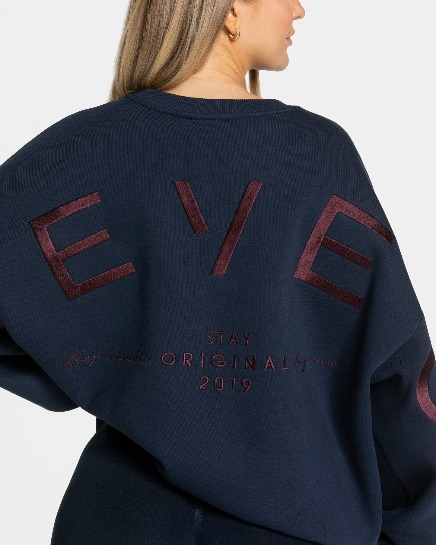 Sweat-shirt oversize Signature « Midnight »