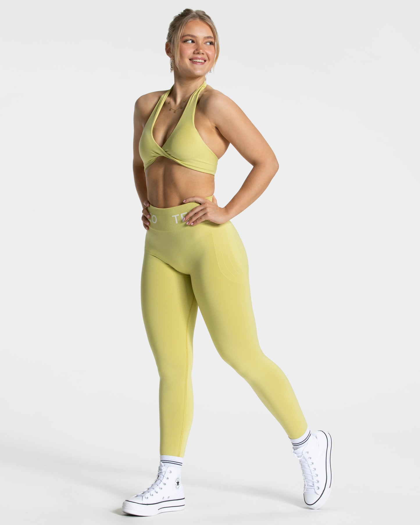 Brassière Signature Twisted « Lime »