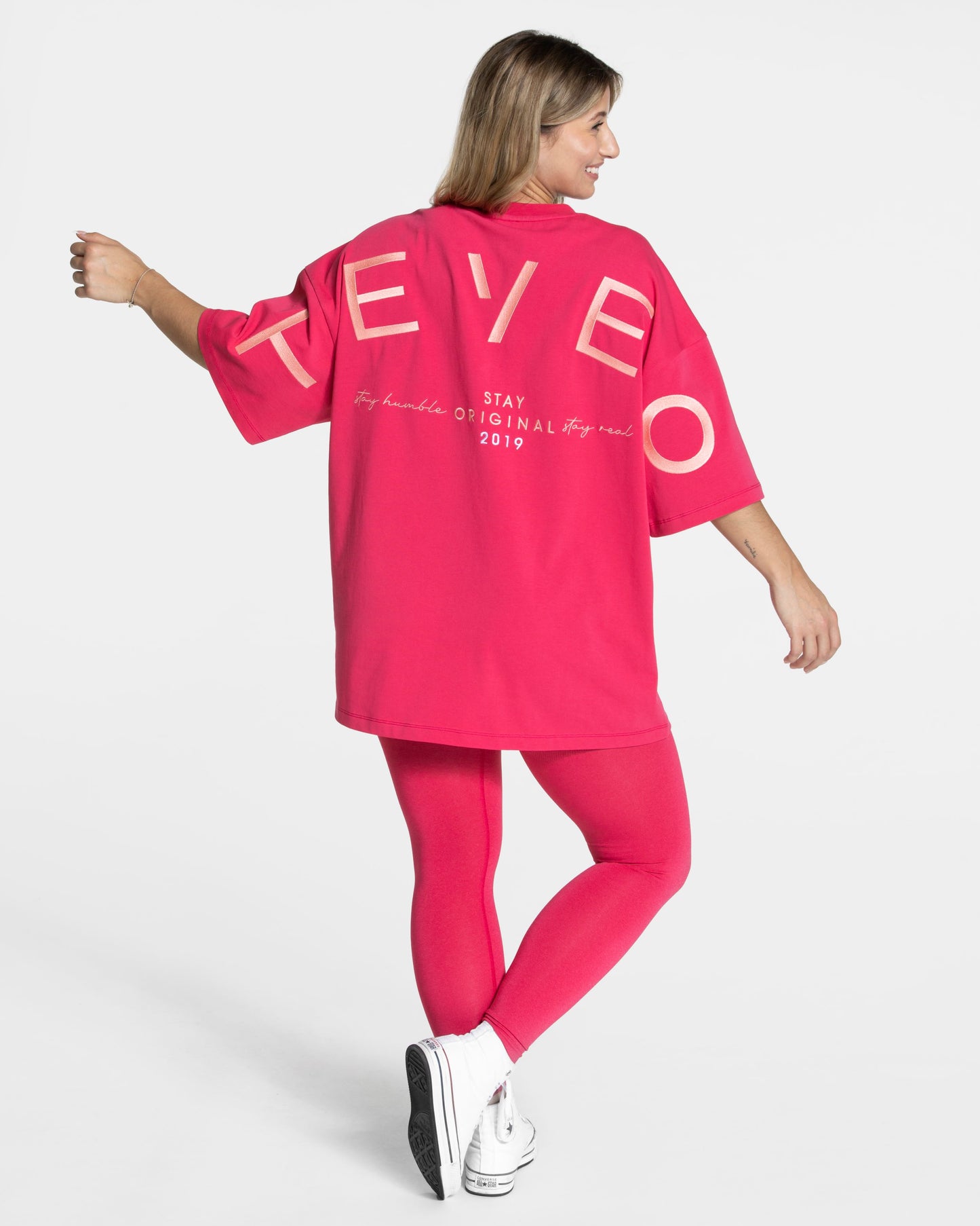 T-shirt oversize Signature « Berry »