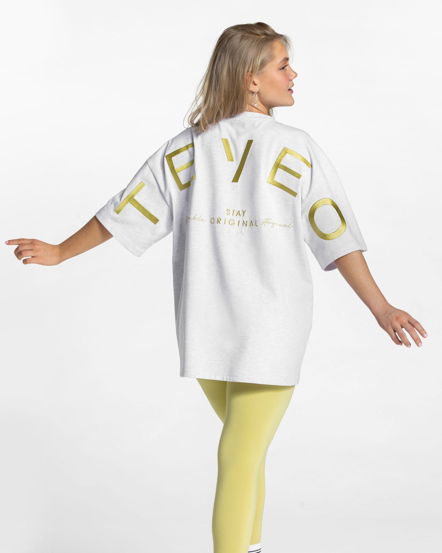 T-shirt oversize Signature « Lime »