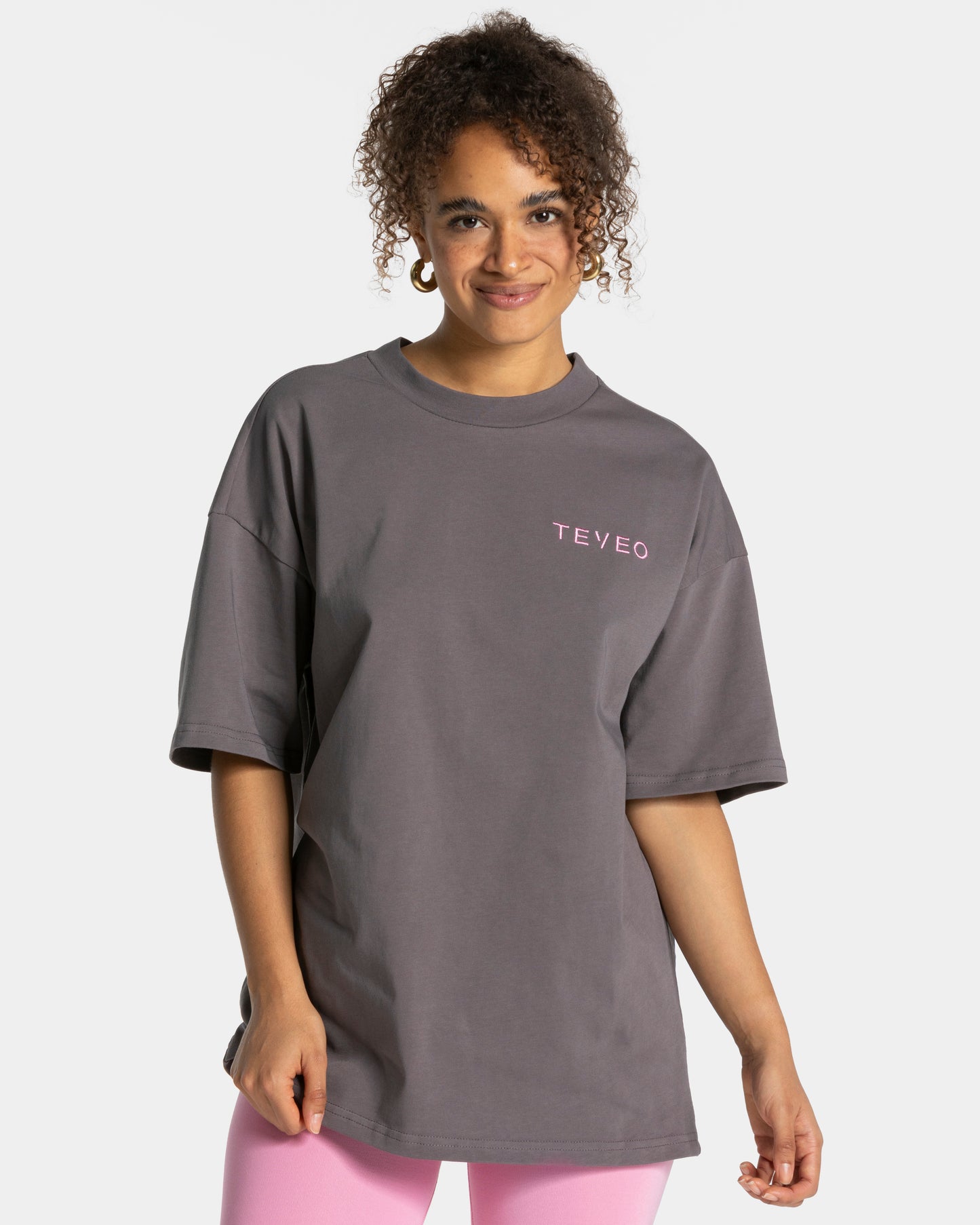 T-shirt oversize Signature « graphite »