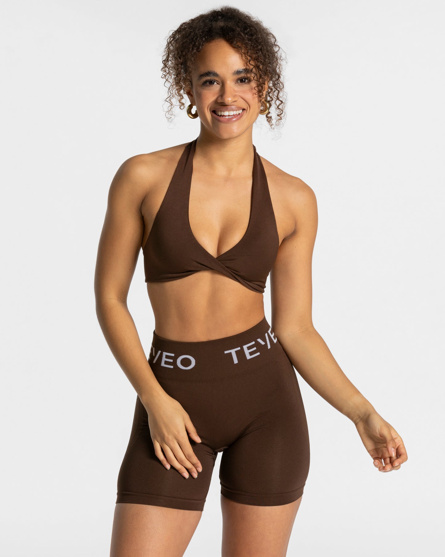 Brassière Signature Twisted « marron foncé »