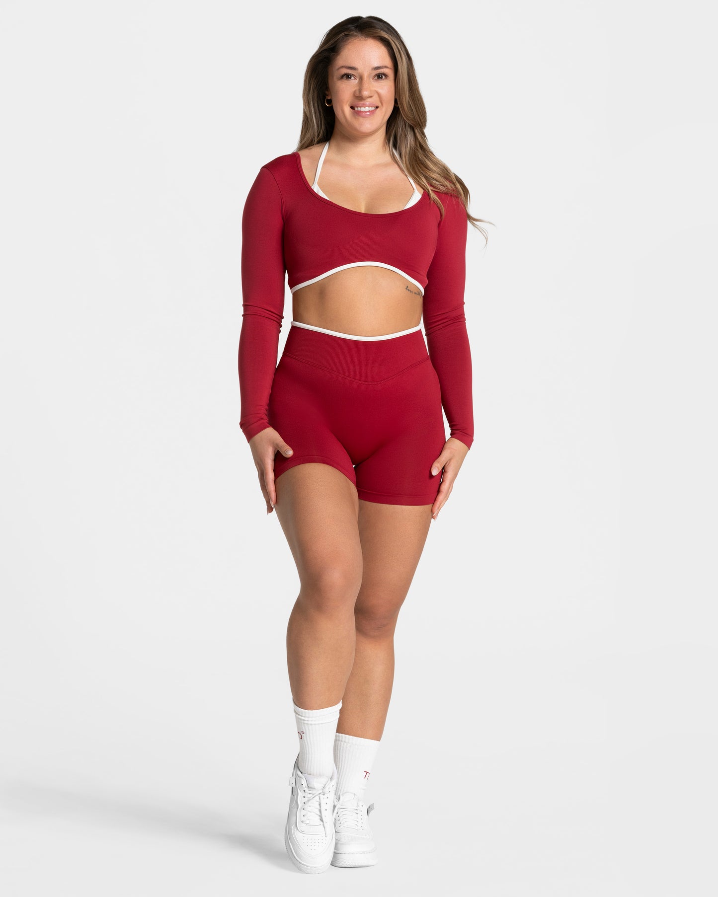 Short Ignite Sculpt scrunch « Cherry »