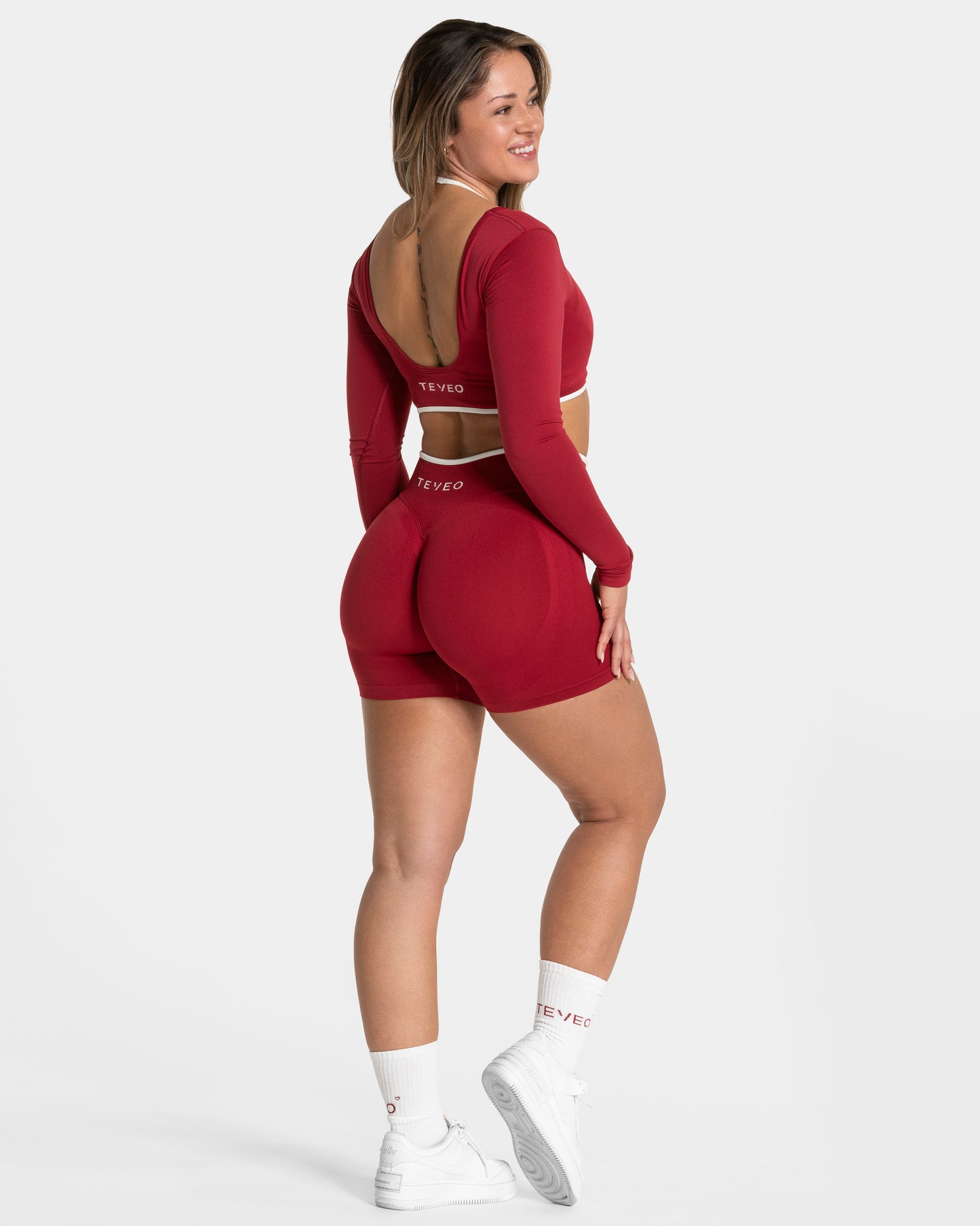 Short Ignite Sculpt scrunch « Cherry »