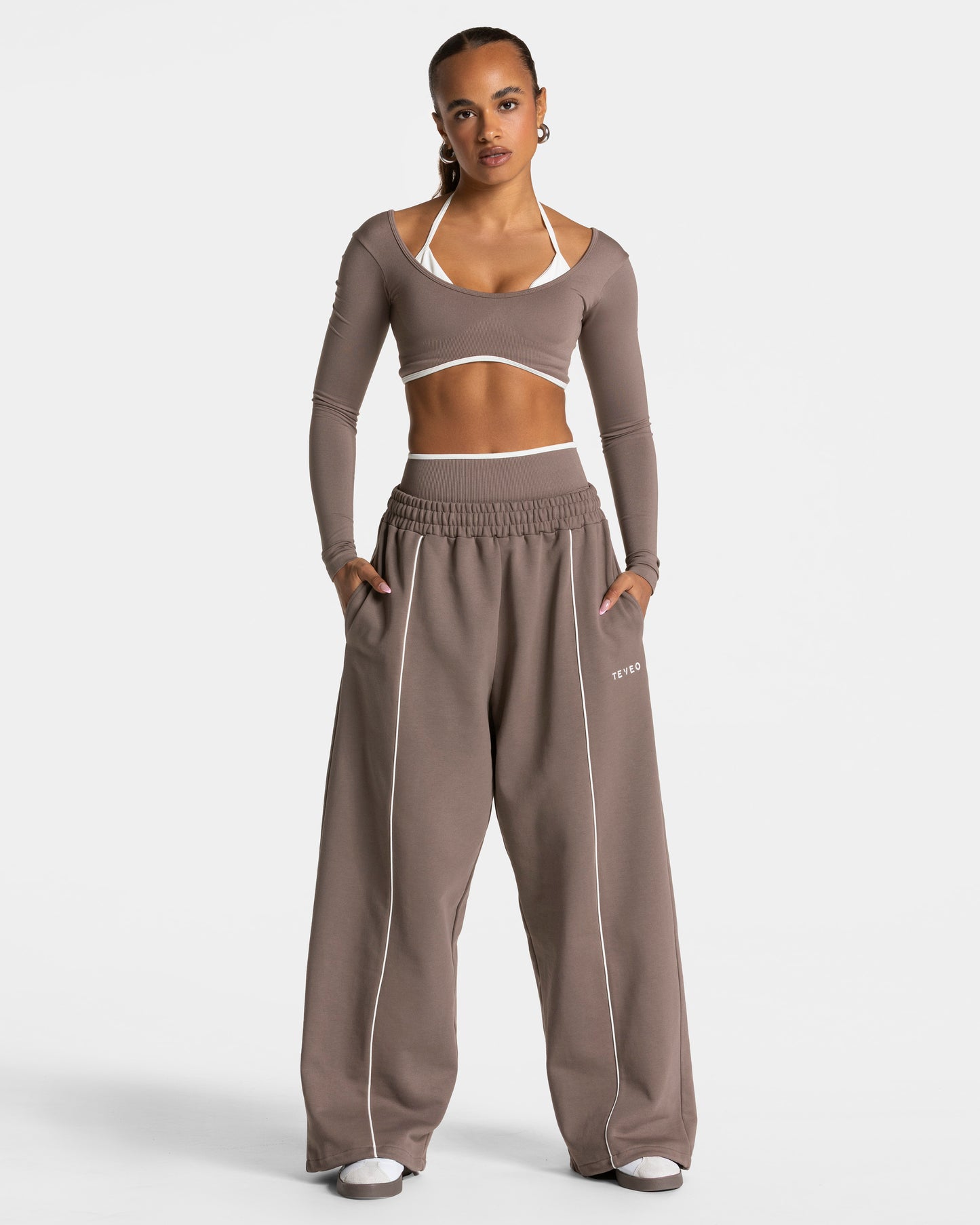 Ignite Wide Leg Jogger "Mokka"