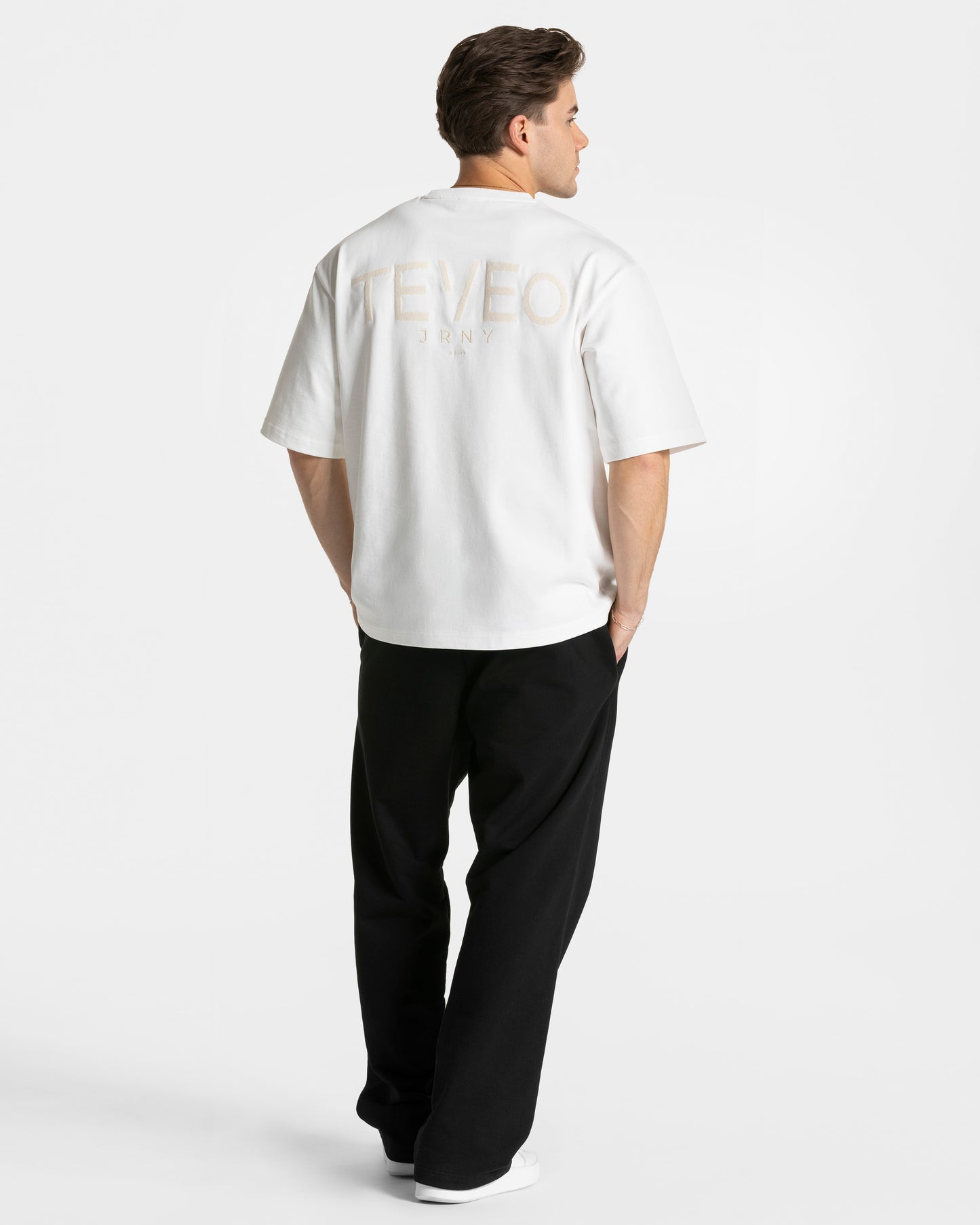 T-shirt oversize Journey hommes « Off White »