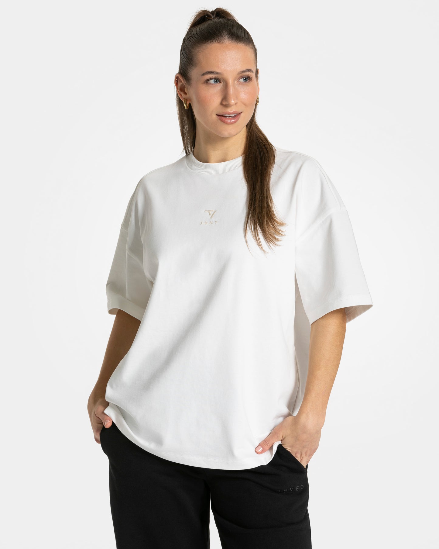 T-shirt oversize Journey femmes « Off White »