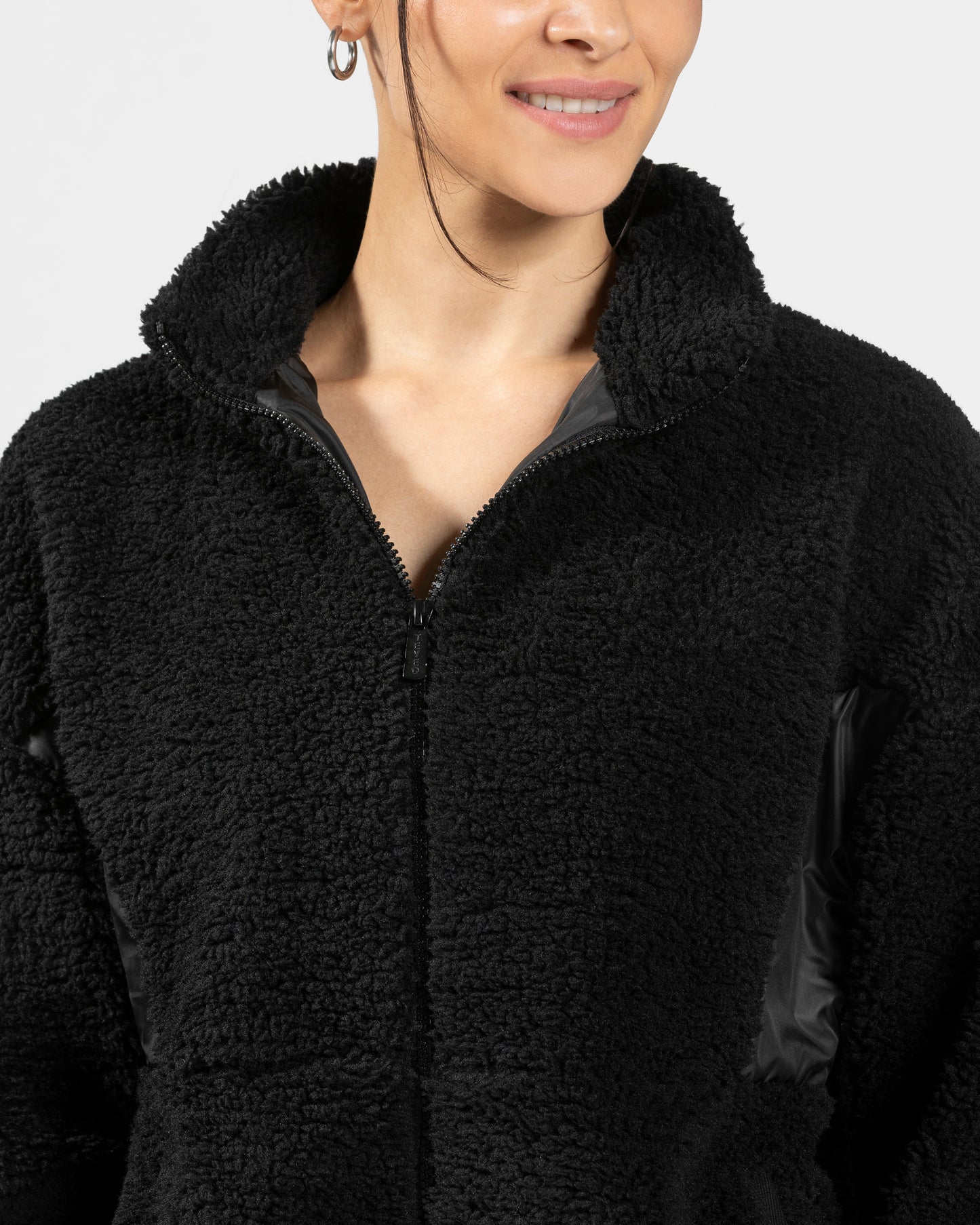 Teddy Jacke Women "Schwarz"