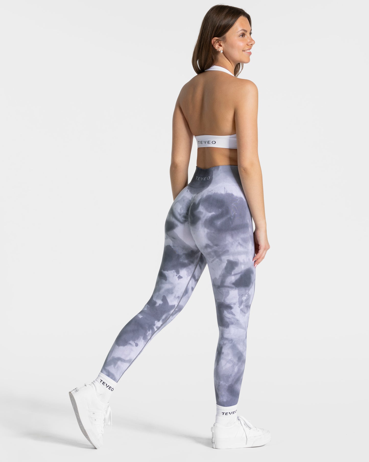 Legging Tie Dye Scrunch « Stormy »