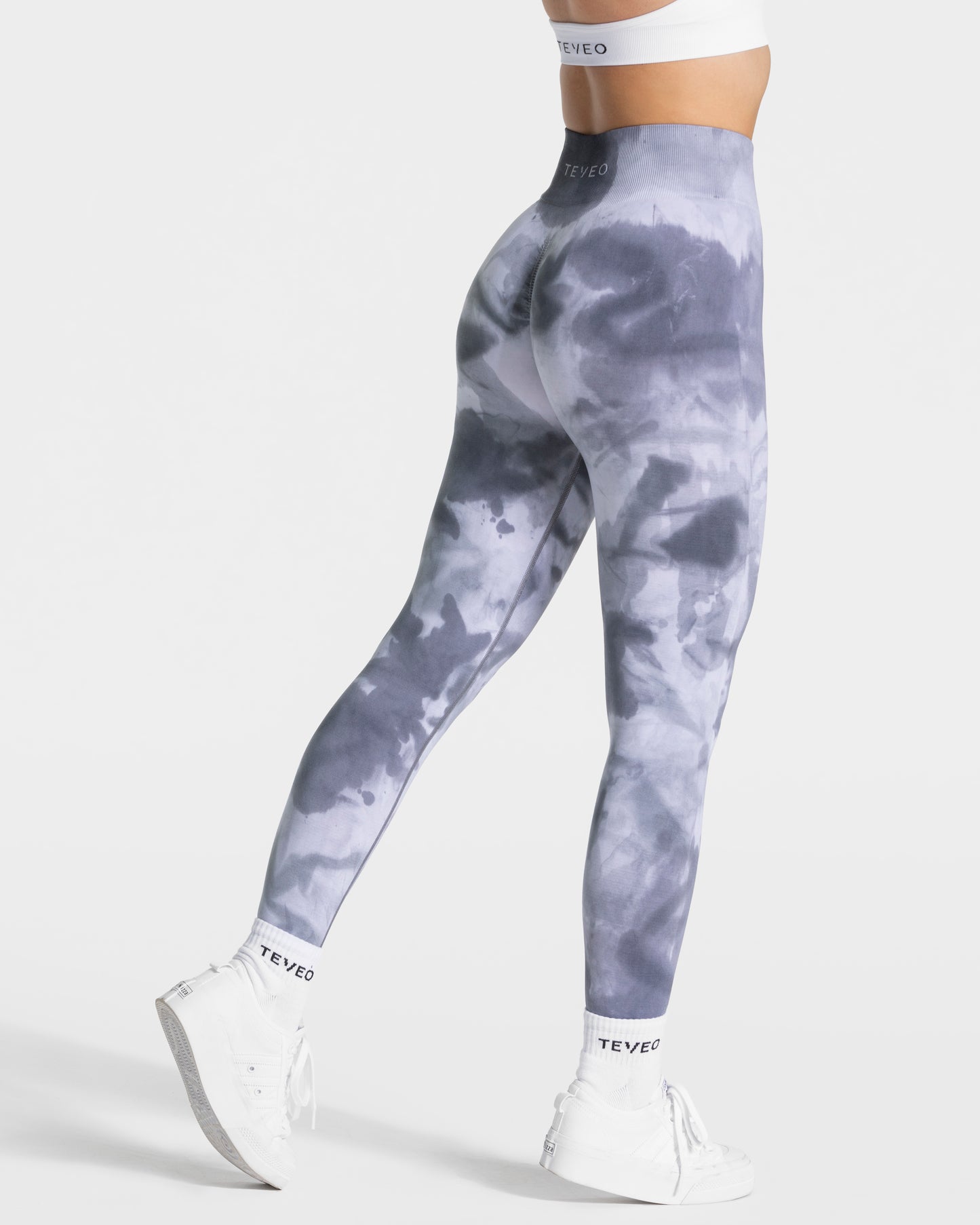 Legging Tie Dye Scrunch « Stormy »