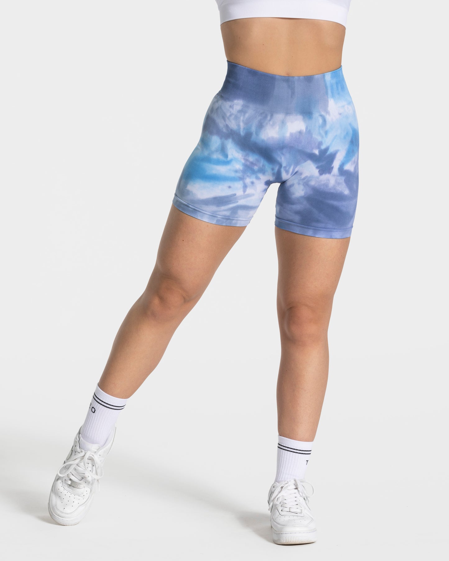 Short Tie Dye Scrunch « Ocean »