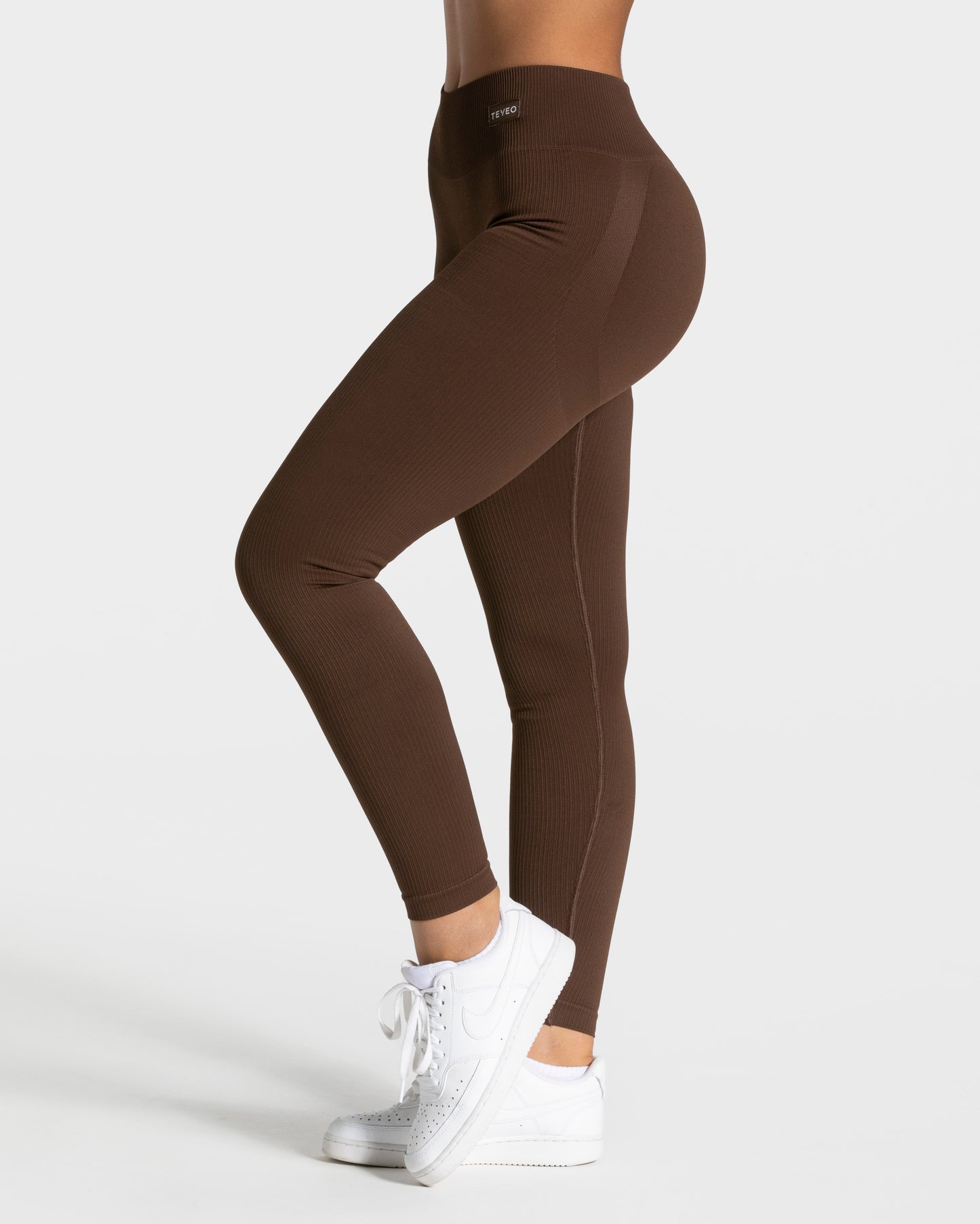 Legging Elegant Scrunch « marron foncé »