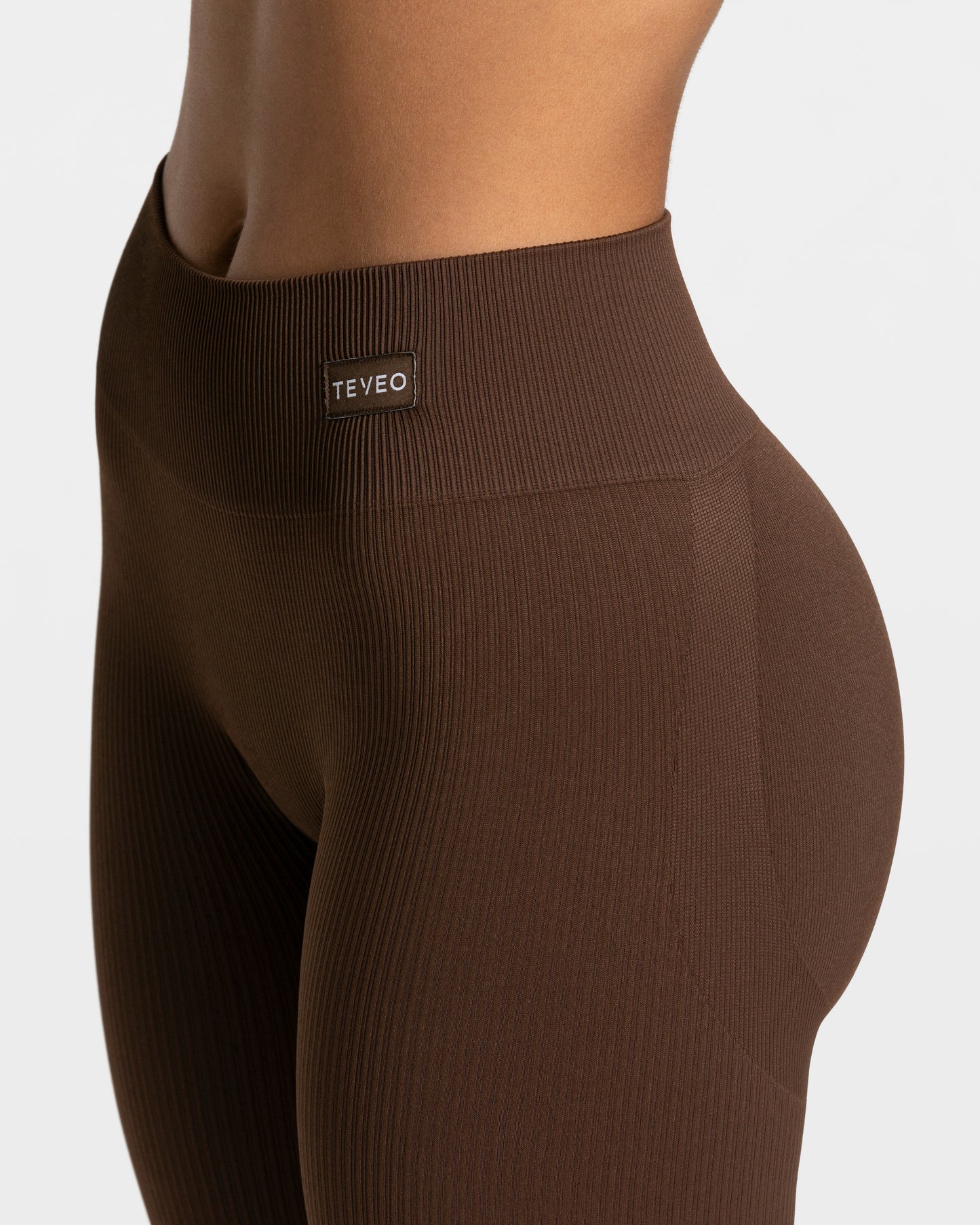 Legging Elegant Scrunch « marron foncé »