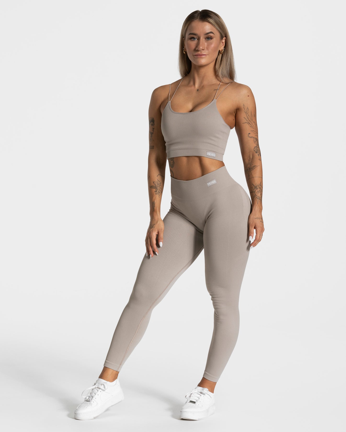 Legging Elegant Scrunch « gris pierre »