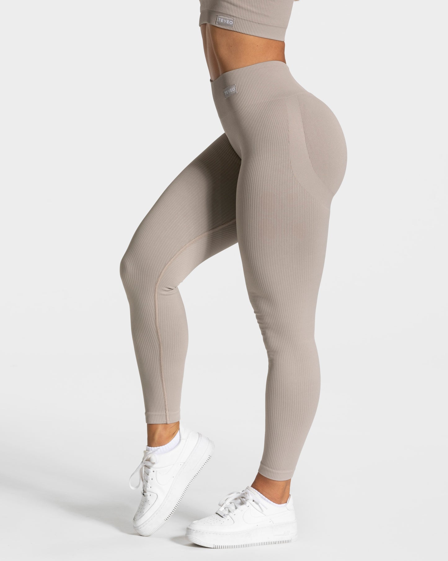 Legging Elegant Scrunch « gris pierre »