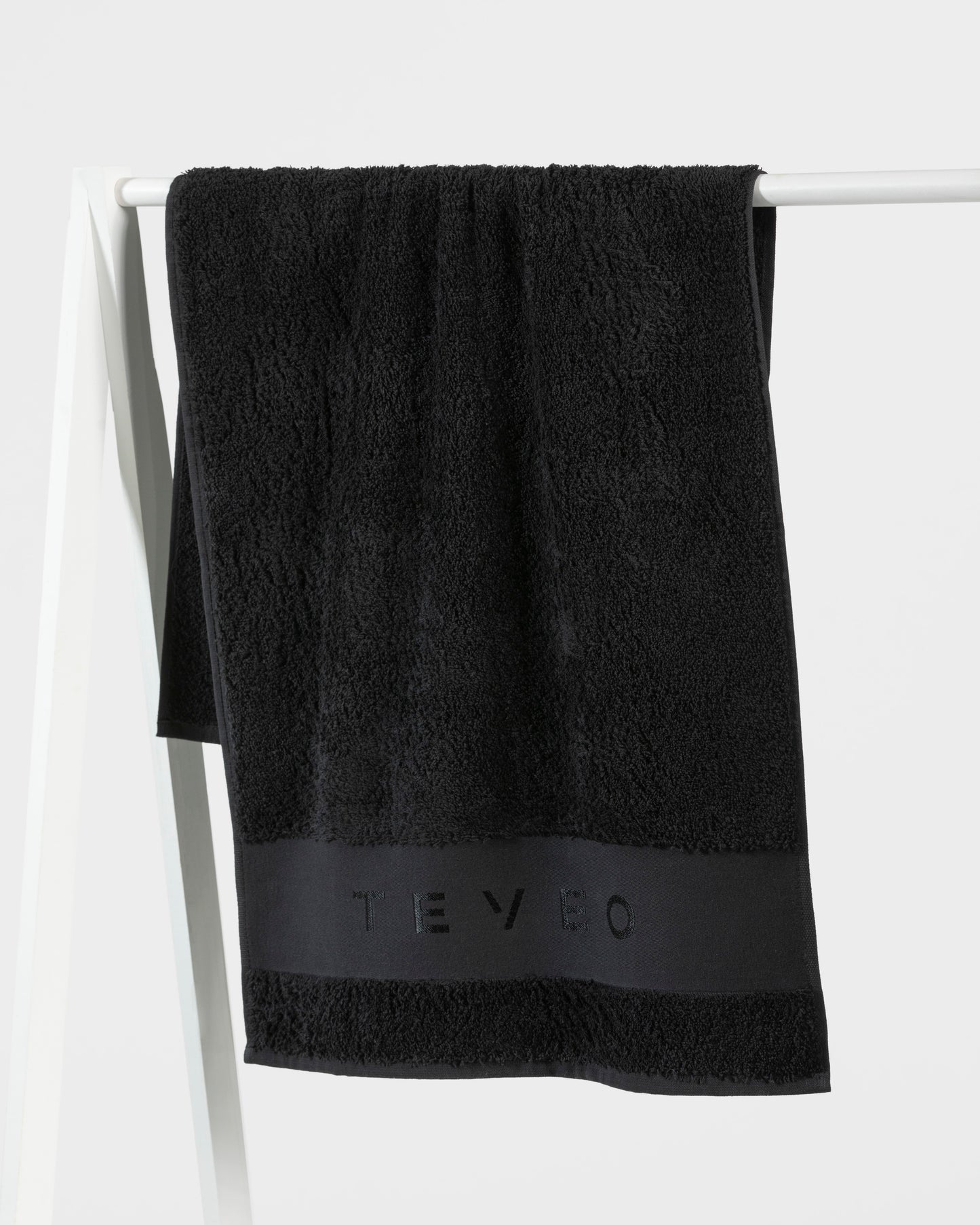 Serviette de sport TEVEO « noir »