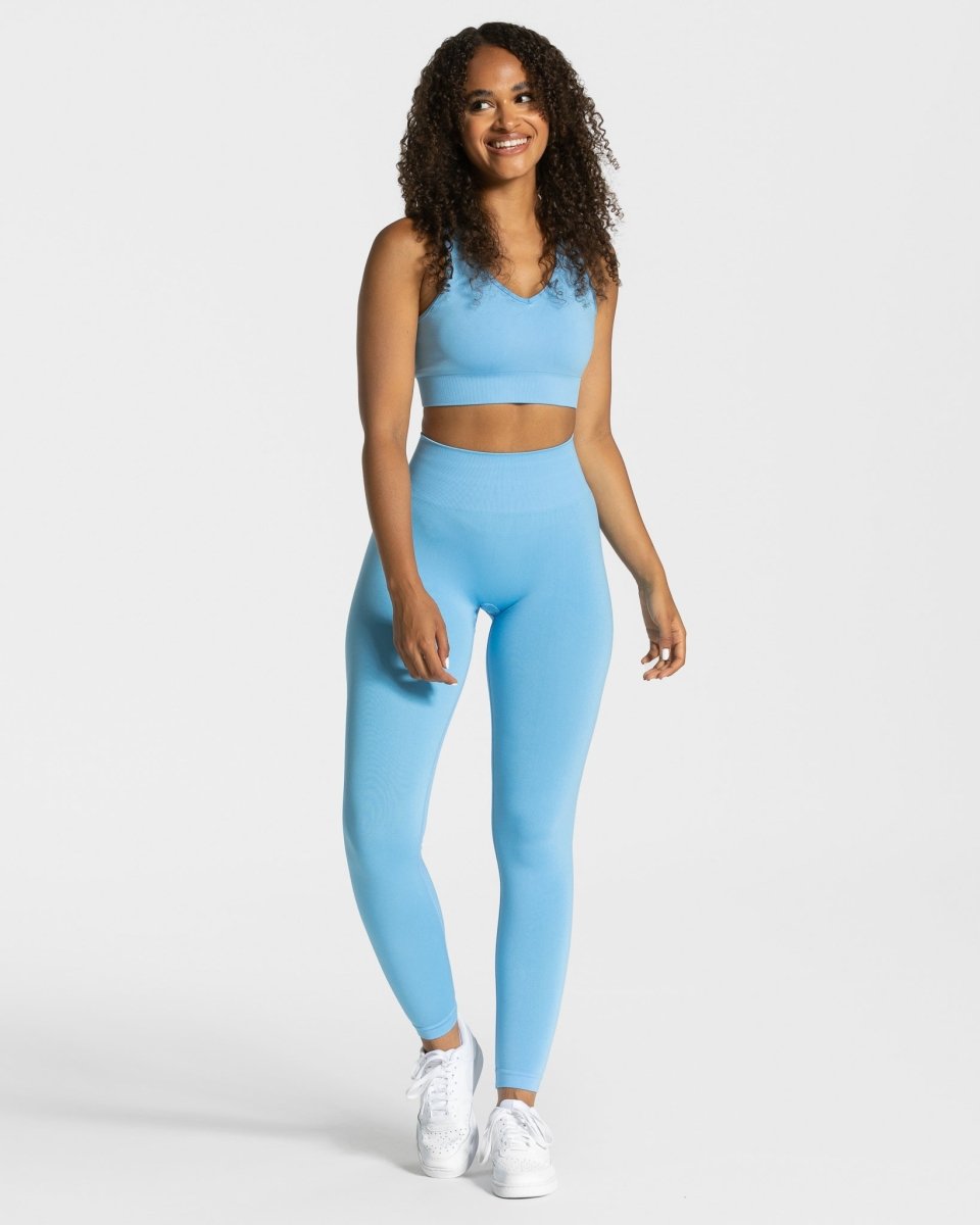 Classy Seamless Leggings "Babyblau" - TEVEO