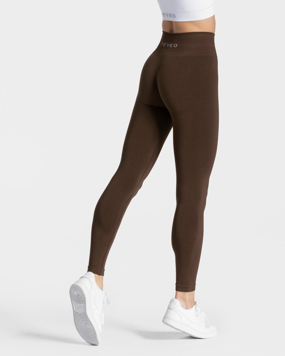 Classy Seamless Leggings "Dunkelbraun" - TEVEO