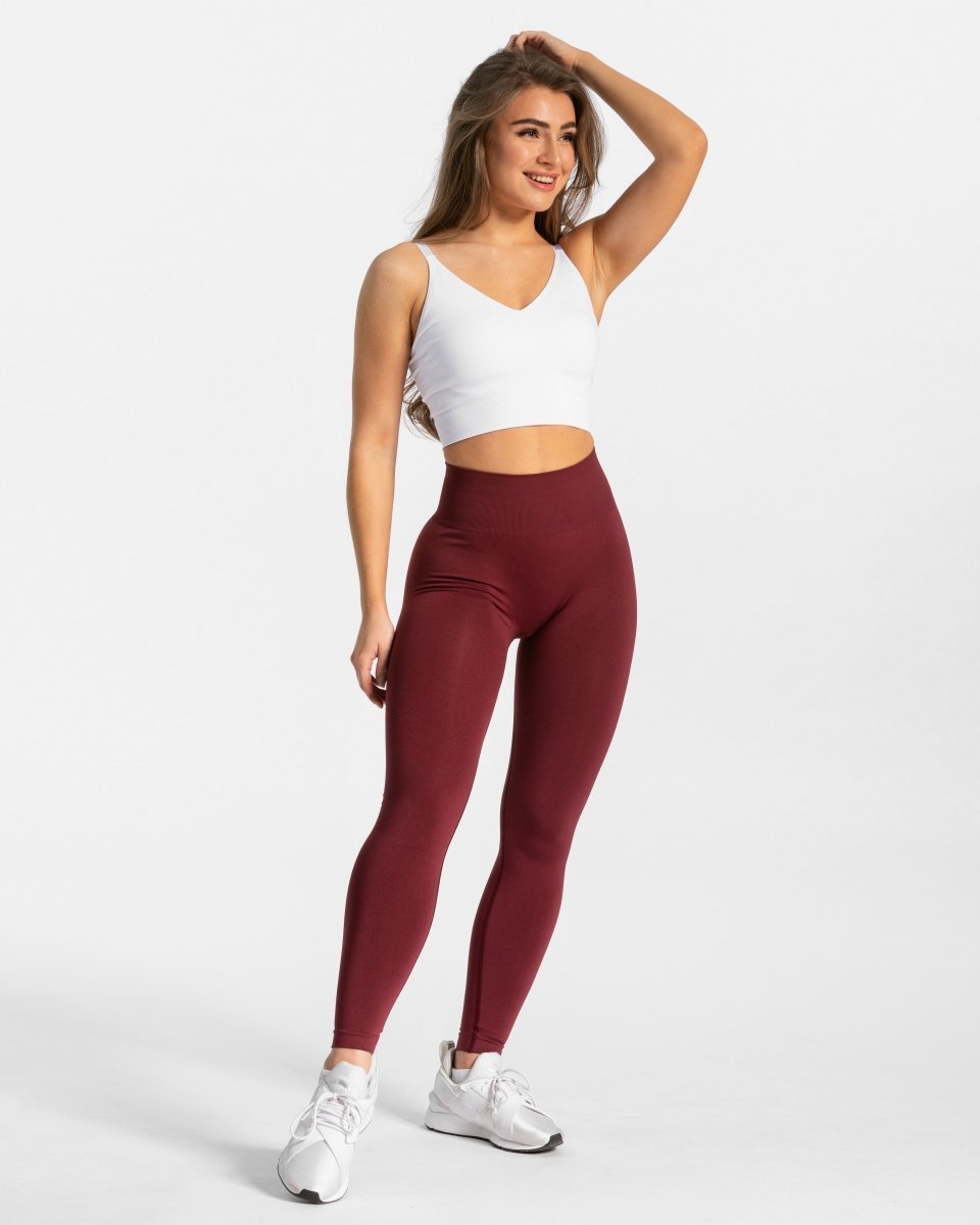 Classy Seamless Leggings "Weinrot" - TEVEO