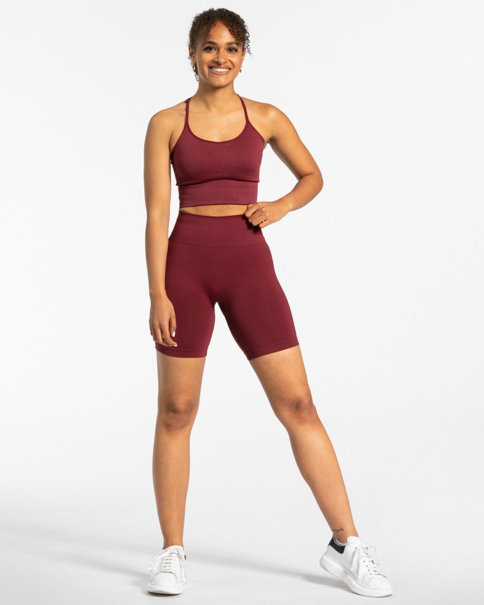 Classy Seamless Shorts "Weinrot" - TEVEO