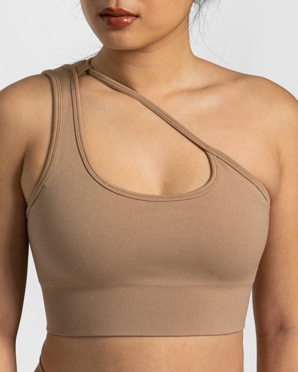 Sassy One Shoulder Bh "Beige" - TEVEO