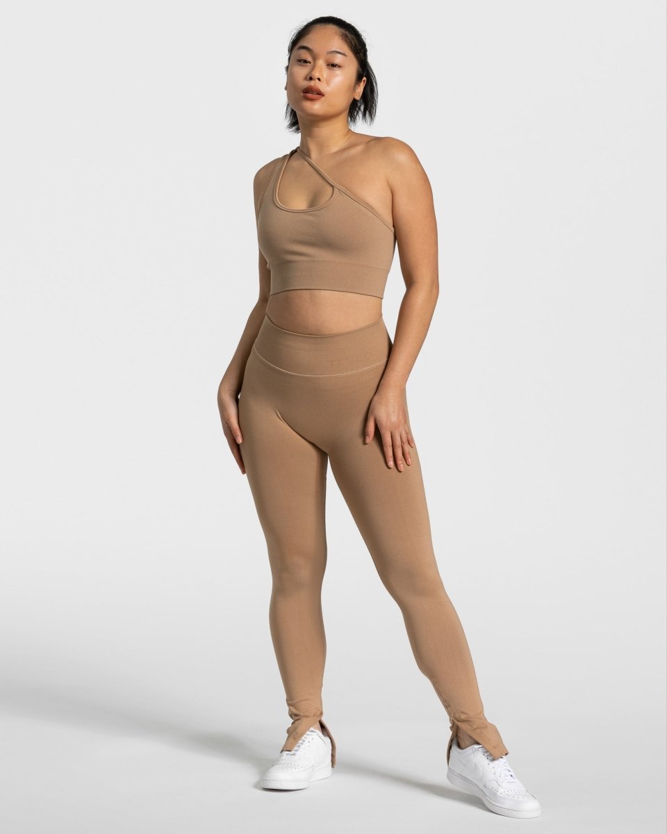 Sassy One Shoulder Bh "Beige" - TEVEO