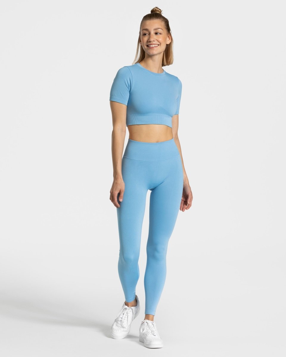 Sensation Crop Top "Babyblau" - TEVEO