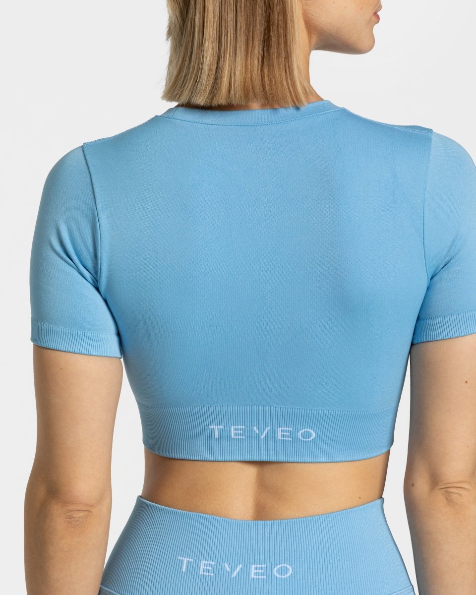 Sensation Crop Top "Babyblau" - TEVEO