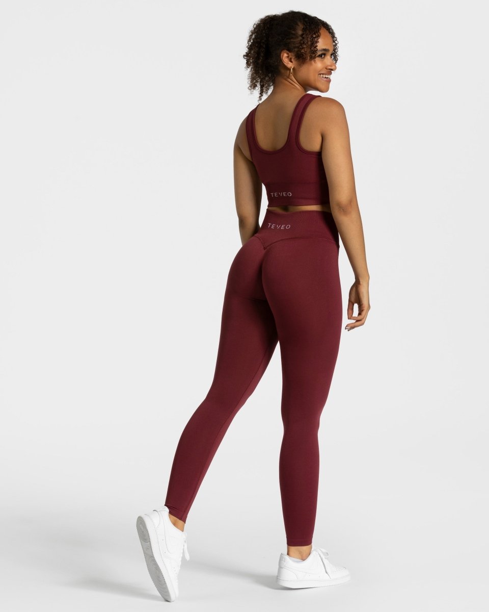 Sensation Leggings "Weinrot" - TEVEO