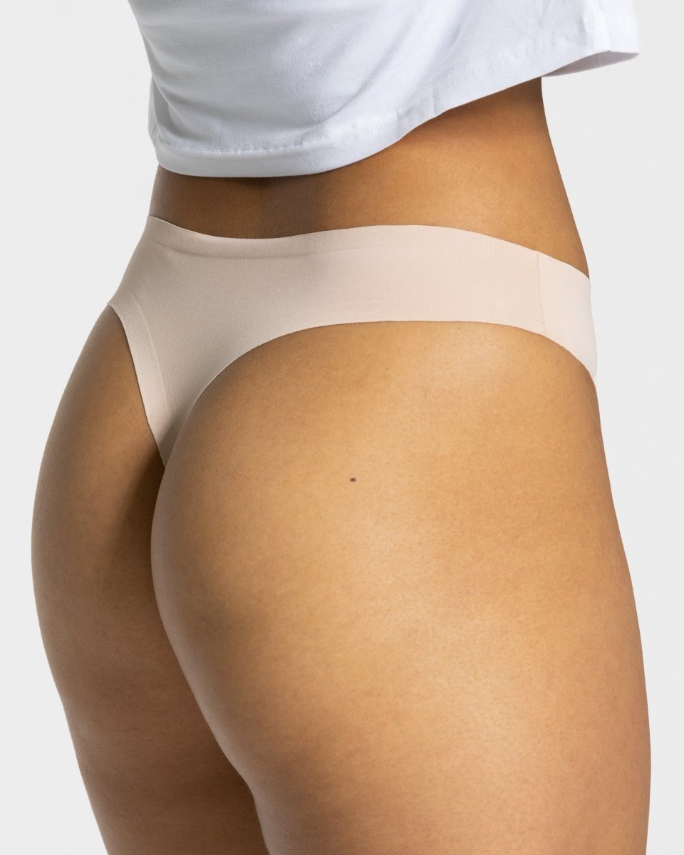 TEVEO Seamless Tanga (2er) "Nude" - TEVEO