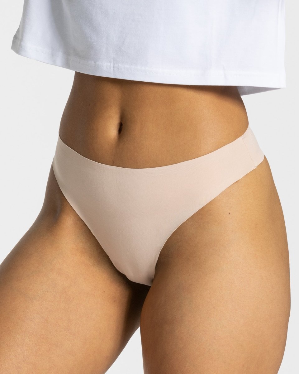 TEVEO Seamless Tanga (2er) "Nude" - TEVEO