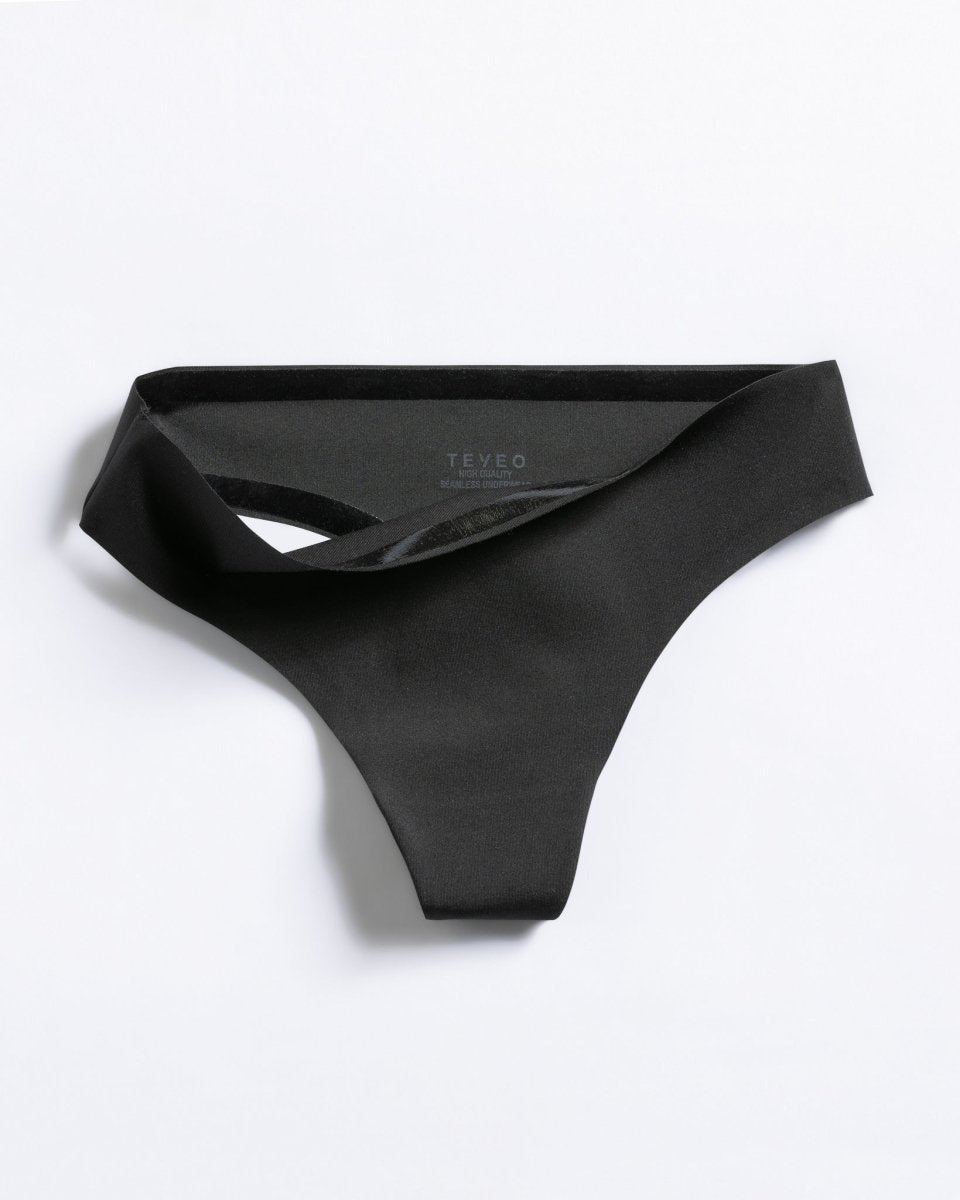 TEVEO Seamless Tanga (2er) "Schwarz" - TEVEO