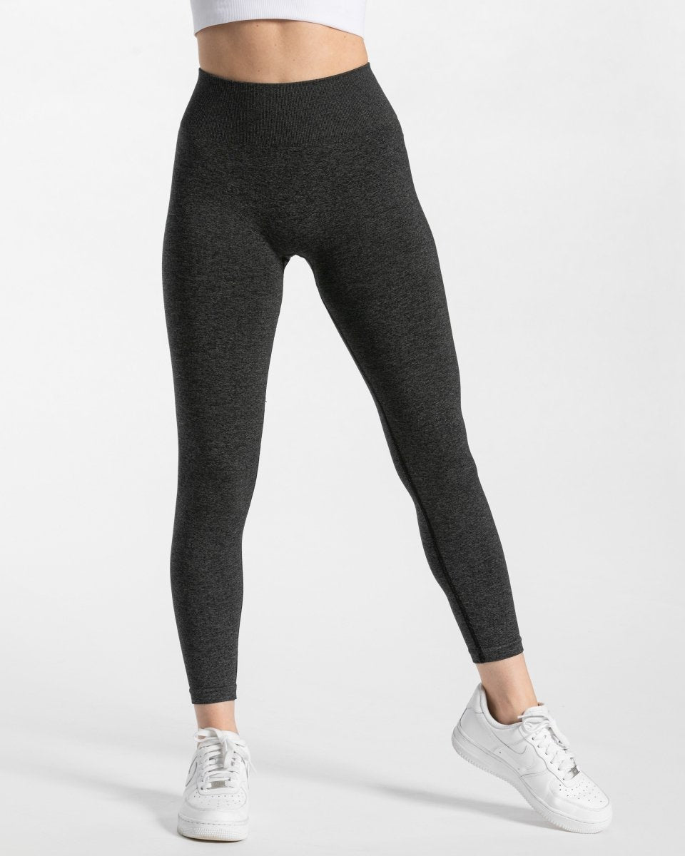 Timeless Scrunch Leggings "Dunkelgrau" - TEVEO