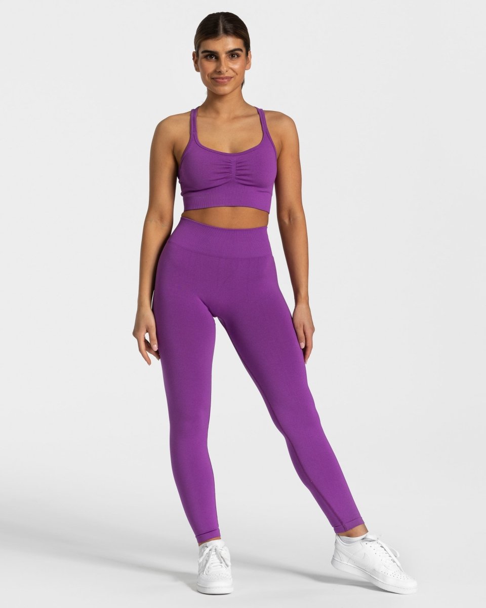 Timeless Scrunch Leggings "Violett" - TEVEO