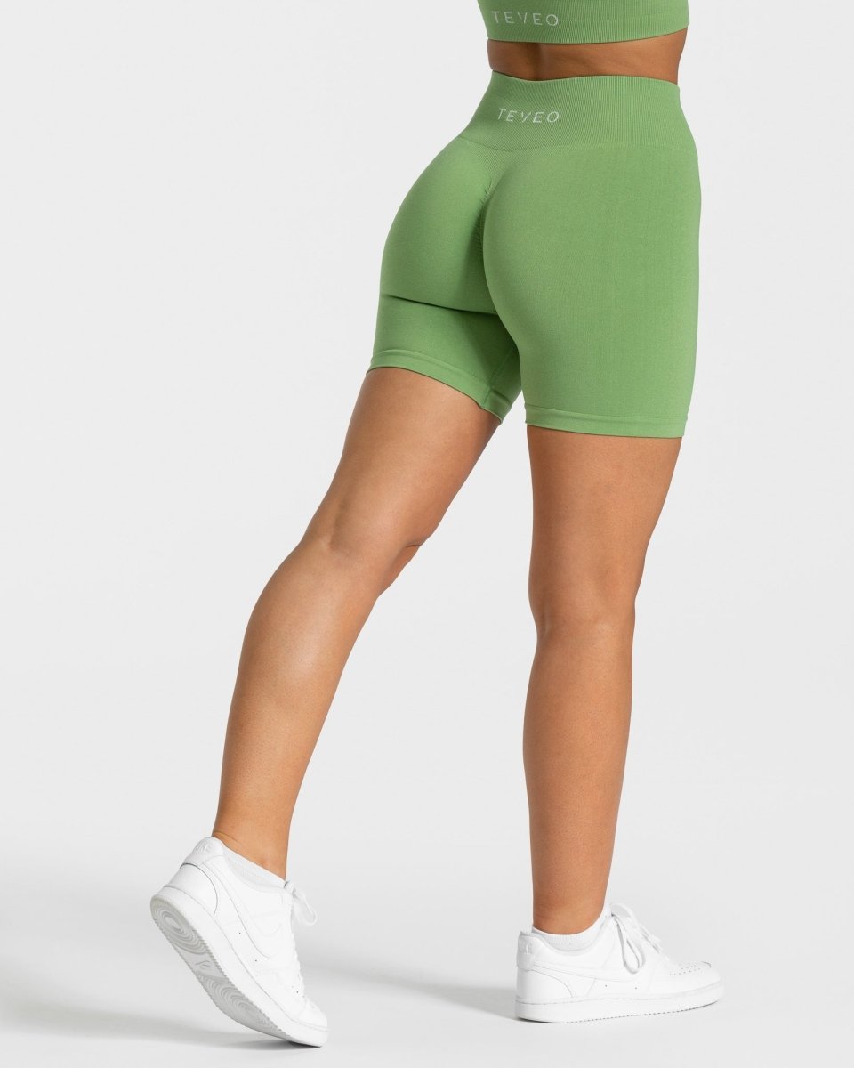 Timeless Scrunch Short "Olive" - TEVEO